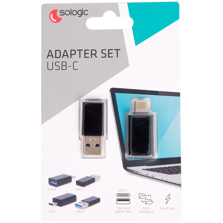 Adaptateurs USB-C vers USB-A et USB-A vers USB-C - Sologic