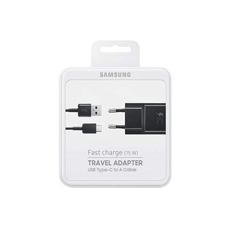 Chargeur prise + câble Fast Charge 15 W USB-C vers USB-A - Samsung