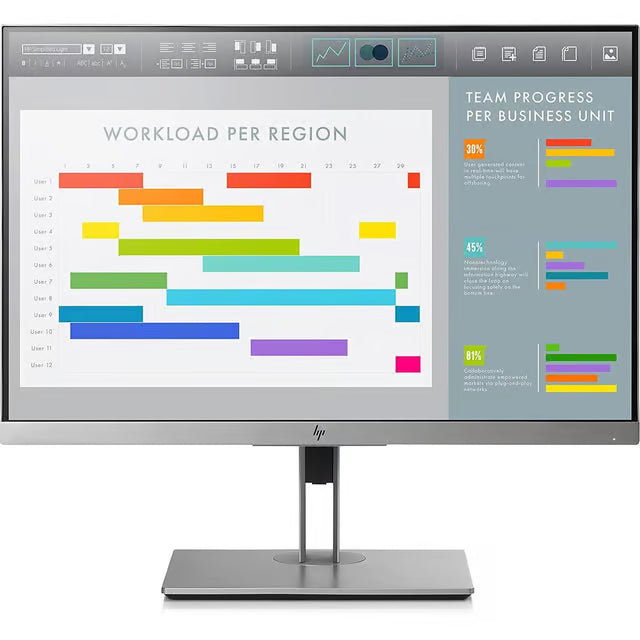 HP EliteDisplay E243 enceintes intégrées, Caméra, Grade B