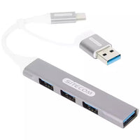 Hub USB-C et USB-A vers 4x USB-A - Sitecom