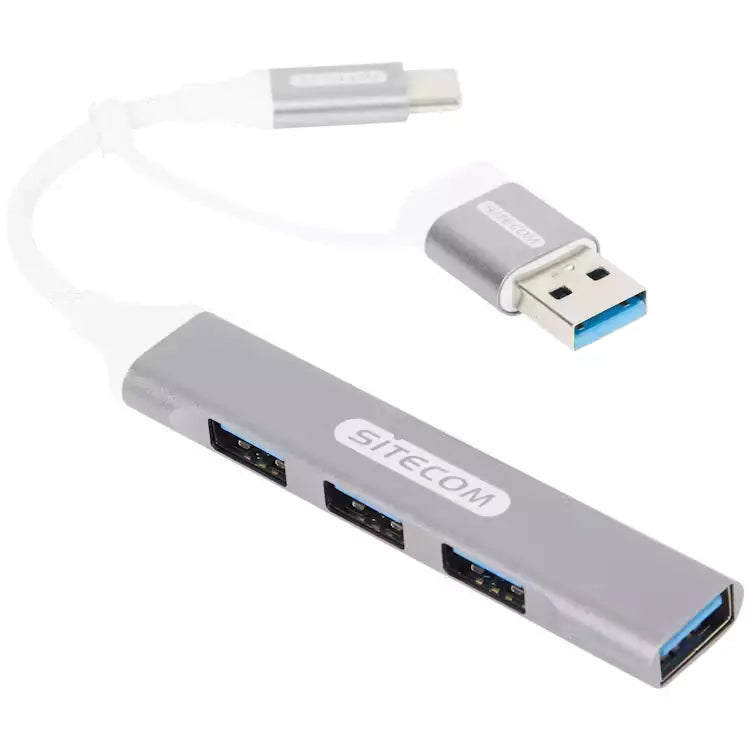 Hub USB-C et USB-A vers 4x USB-A - Sitecom